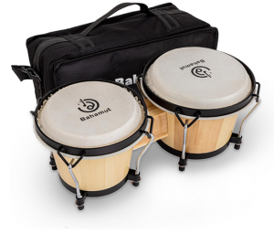BAHAMUT Bongo Drum Set, 6"+7"