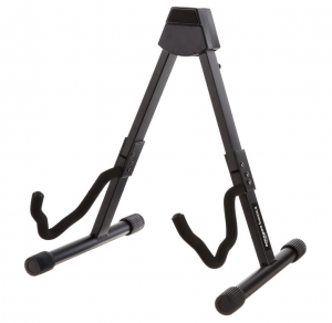 A-frame universal guitar stand for acoustic and electric guitars