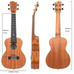 Ukulele, Concert 23 Inch Professional Musical Instrument