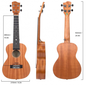 Ukulele, Concert 23 Inch Professional Musical Instrument